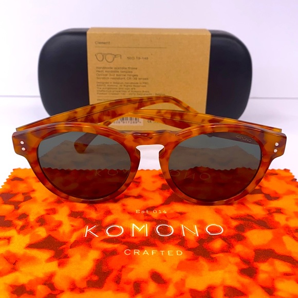 KOKONO Clement Caramel Demi New Sunglasses tortoiss round - Picture 4 of 15